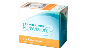 Купить торические контактные линзы для астигматизма PureVision 2 (Bausch + Lomb) с доставкой в Сумах, Хмельницком, Полтаве, Кировограде, Ужгороде