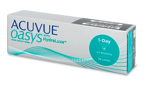 Acuvue Oasys однодневные контактные линзы Acuvue Oasys 1 Day with Hydraluxe Купить контактные линзы